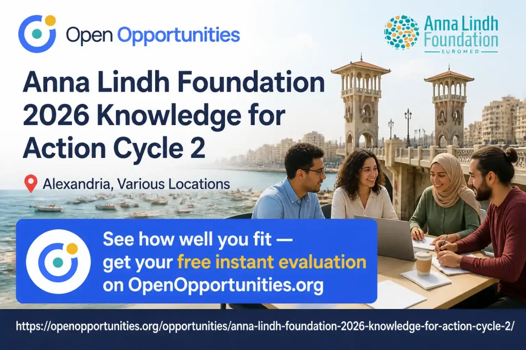 Open Knowledge Format Anna Lindh Foundation 2026 Knowledge for Action Cycle 2 – Open ...